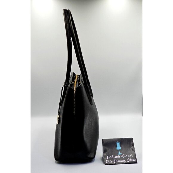 Furla Women's Black Saffiano Leather  Tessa Tote  Shoulder Bag Size Large 2712 - Picture 8 of 16